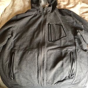 Mondetta gray zip up hoodie